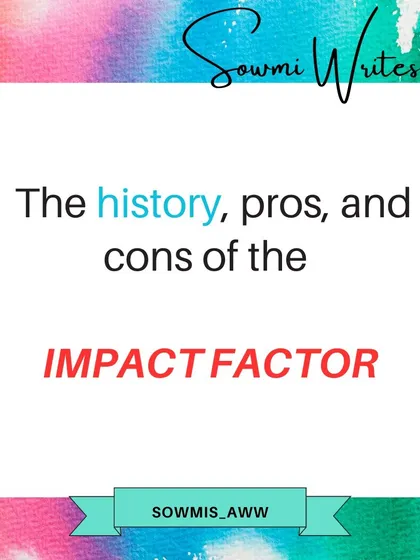 A brief history of the journal impact factor. I explore its origins, advantages, and the growing concerns about its limitations and its role in the "publish or perish" culture.