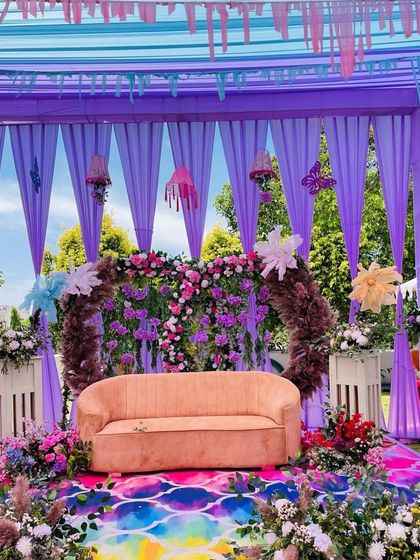 Nirvana Event and Decor - Wedding Planning & Thematic Decoration Vibrant Haldi & Mehendi Ceremonies photo 48