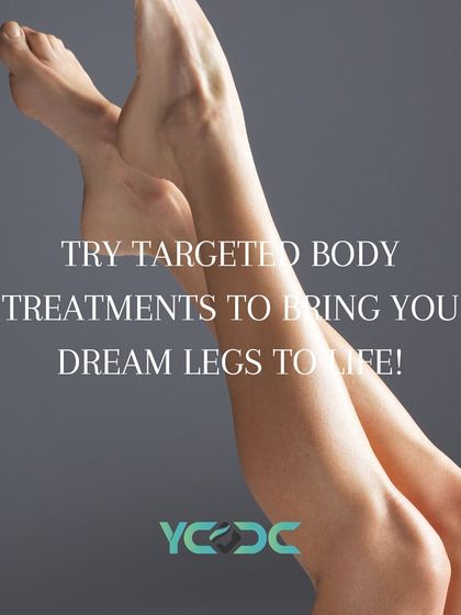Hydrafacial treatments can be used on the legs to improve skin texture and hydration, giving you the confidence to show them off.