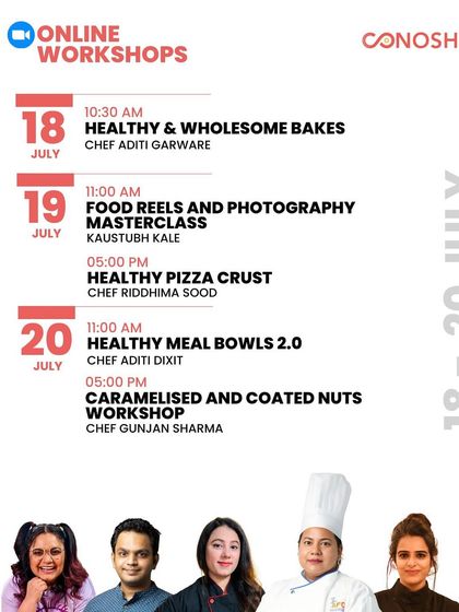 Conosh - Online Culinary Workshops Our Workshop Experience photo 10