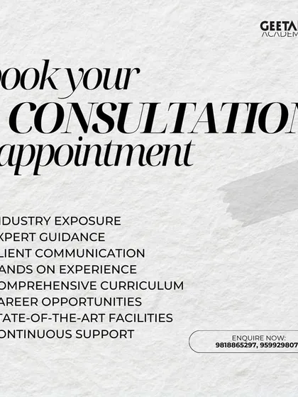 Book your consultation to learn about the benefits we offer, including industry exposure, expert guidance, hands-on experience, and a comprehensive curriculum designed for your career success.