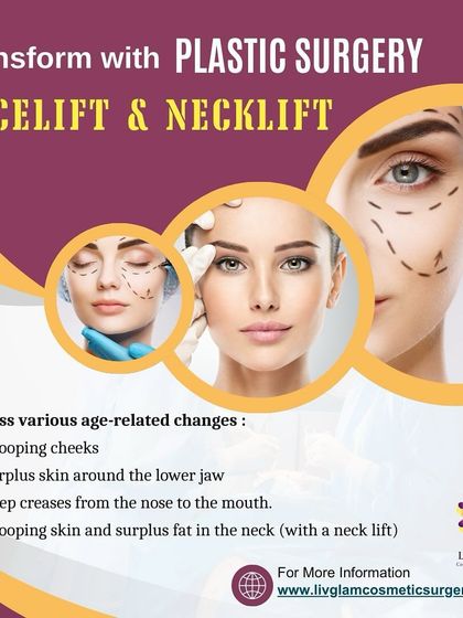 A surgical facelift or necklift can address significant age-related changes like drooping cheeks, deep creases, and surplus skin around the jaw. I perform these procedures to create a natural, more youthful profile.