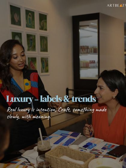 I believe real luxury is not about labels and trends. It is about intention, craft, and something made slowly, with meaning. This is a narrative I hold close in my art and my business.