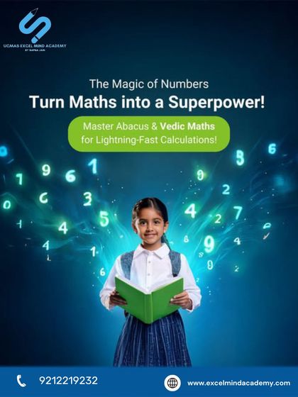 Turn maths into a superpower. By mastering Abacus and Vedic Maths, children learn lightning-fast calculation skills that give them a magical edge.