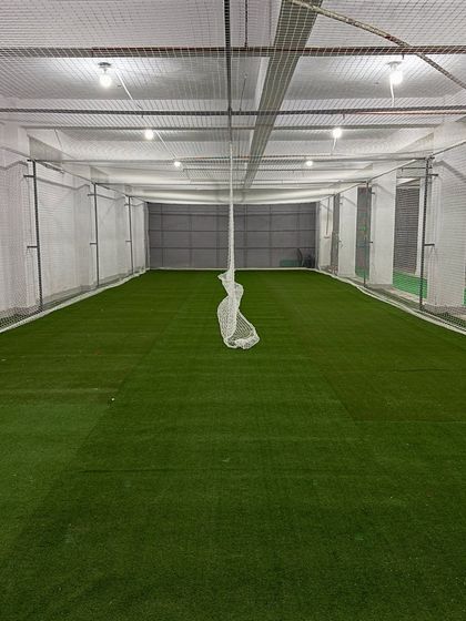 We have indoor turf nets, allowing cricketers to transition directly from their strength work to skill practice. This integrated setup ensures that the power and speed we develop in the gym are immediately applied to batting and bowling.