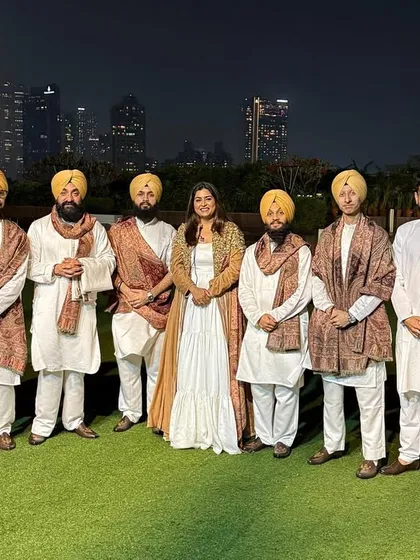 A happy birthday wish for the one and only Varsha Singh Dhanoa, pictured here with our band.
