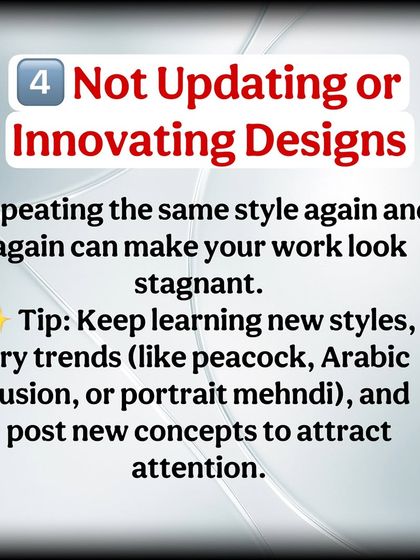 Don't let your work become stagnant. We encourage our students to keep learning new styles and innovating with their designs to stay fresh and attract attention.