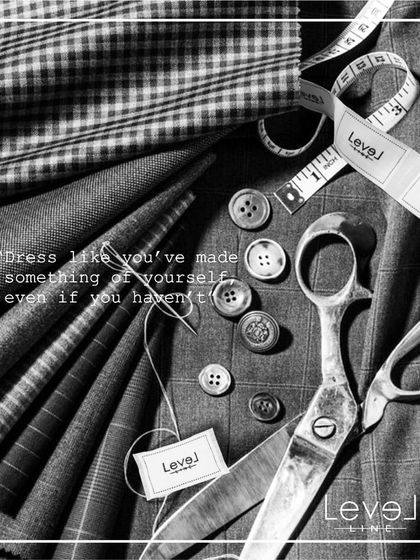 "Dress like you've made something of yourself, even if you haven't." We believe confidence is the best outfit, and our bespoke garments are designed to make you feel like the person you want to be.