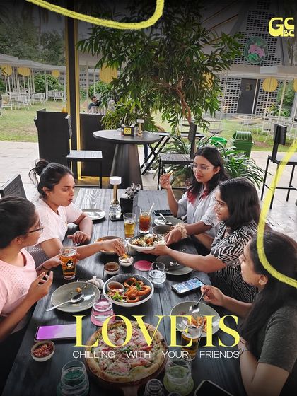 For others, love is chilling with your friends, sharing pizzas and stories, and laughing until your sides hurt. I've got the perfect large tables for your whole squad.