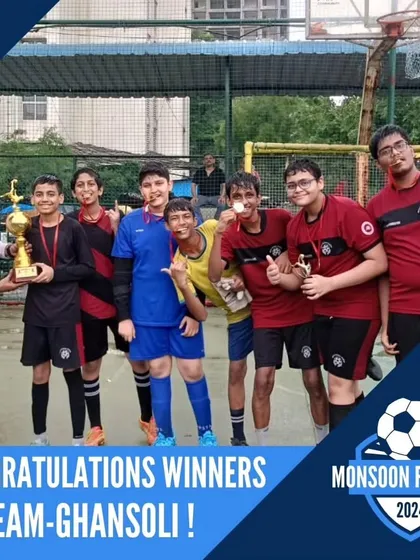 **Monsoon Fest Cup (Ghansoli):** Congratulations to our team from Ghansoli for winning the Monsoon Fest Cup 2024.