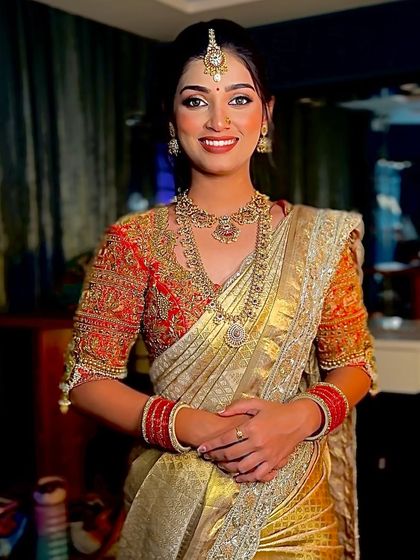 South Indian Bridal Drapes photo 70