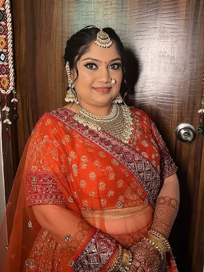 Radiance redefined for the groom's sister. I created a timeless glam look for her to match the joy of the celebration.