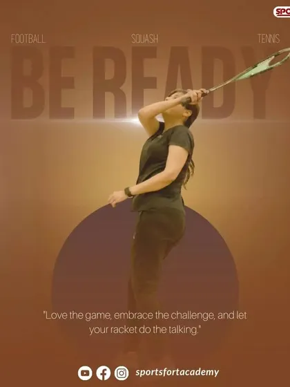 We believe in loving the game and embracing the challenge. This image of a player perfecting her serve captures the dedication and resilience we teach on the tennis court.
