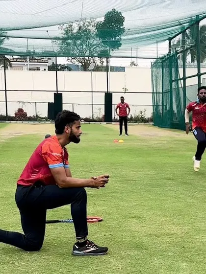 Every fraction of a second counts. I am timing an athlete during a sprint drill, using objective data to track progress and fine-tune their technique for peak performance. This is how we turn effort into measurable results.