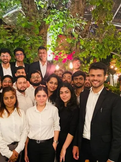 A close-up of our team during a gathering. The energy and enthusiasm of our junior lawyers is a huge asset.