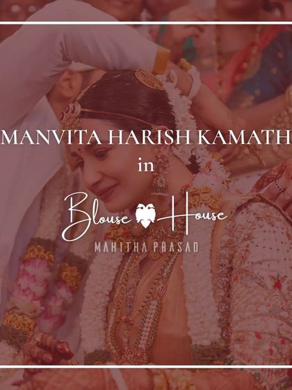 Blouse House by Mahitha Prasad - Custom Blouse Design & Embroidery Real Brides, Real Stories photo 39