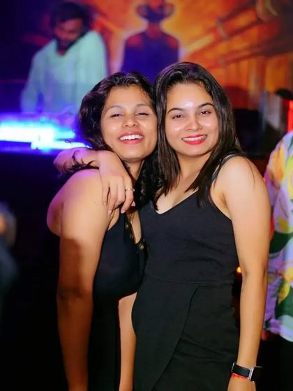 Smiles and good vibes all around. My goal is to create a space where people can forget their worries and just enjoy the music and the company.