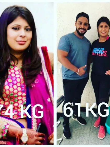 Real results for my clients. She dropped 13 kg in just 3 months through pure commitment and a personalized training plan. If she can do it, so can you.
