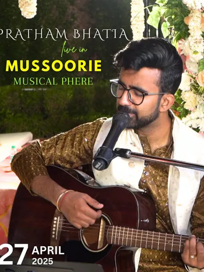 A poster from one of my Musical Phera performances in Mussoorie. I love performing in the hills, the atmosphere is always so serene.