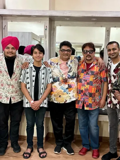 The full "Family of Percussions" team. It's always a joy to perform with these talented brothers in rhythm.