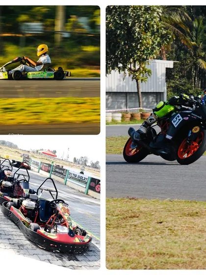 The perfect way to beat the Monday blues is to remember the weekend's action. Our track is open all week for you to get your fix of go-karting or bike riding.
