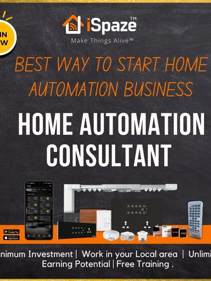 The best way to start your own home automation business is by becoming a consultant with us. This model requires minimum investment and offers free training, allowing you to work in your local area with unlimited earning potential.