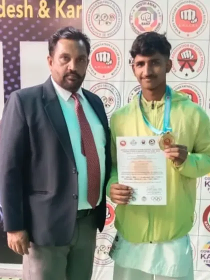 Another senior player who made the cut for the state level championship in Lucknow. His dedication is an inspiration.
