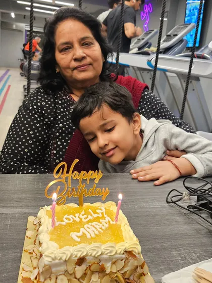 Welcoming a new member on her birthday! There's no better gift than the start of a fitness journey with a supportive community.