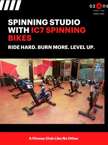 Get your heart pumping in our dedicated spinning studio, featuring top-of-the-line IC7 bikes. Join our high-energy indoor cycling classes to burn calories and boost your endurance.