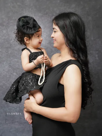 There's a special connection between a mother and her baby that I love to capture. This simple, elegant portrait focuses on that beautiful bond.