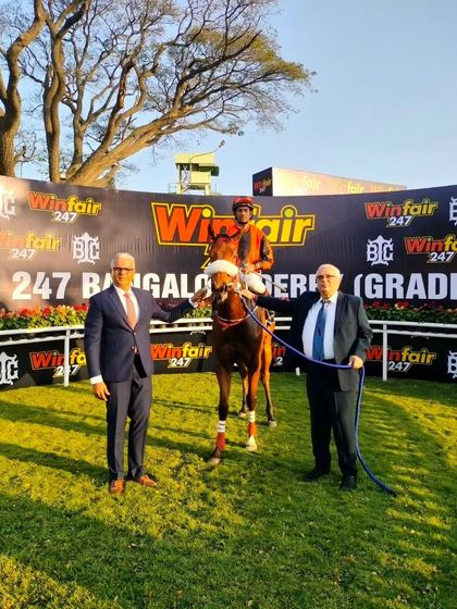 'Sofiya', the winner of The T.B. Hanumantharaj Memorial Trophy.