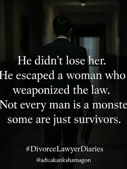 Justice must be for everyone. As a lawyer, I have seen cases where laws meant to protect have been used as weapons. This post is a reminder that not every man is a monster and that false allegations cause real, devastating harm. My commitment is to the truth, regardless of gender.