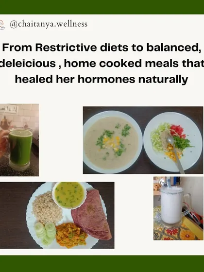 This is what healing looks like. We guide our clients from restrictive diets to balanced, delicious, home-cooked meals that nourish the body and heal hormones from the inside out.