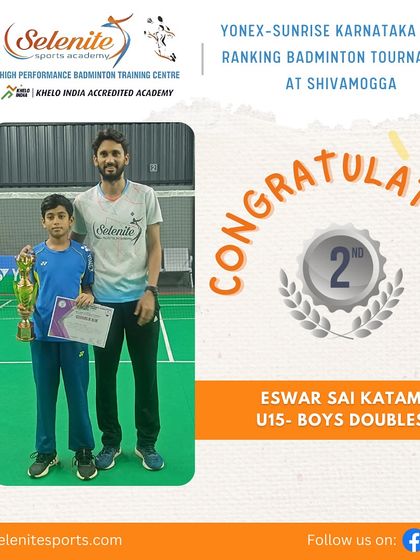 Selenite Sports - High Performance Badminton Training Our Champions' Podium Finishes photo 51