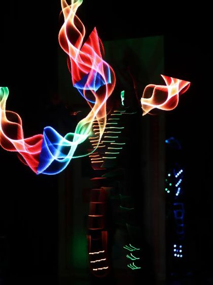 DR Carnival Performers - LED & Futuristic Performers Custom Logo & Visual Poi Shows photo 3