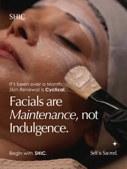 I believe facials are essential maintenance, not a rare indulgence. Your skin renews itself cyclically, and our rituals are designed to support this natural process. Consistent, informed care is the true secret to a lasting glow.