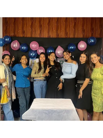 Smiles and laughter all around. Our students enjoying the festivities and making memories together at the academy.