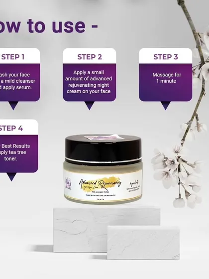 Here is how to use my Advanced Rejuvenating Night Cream as part of your nightly routine for the best results.