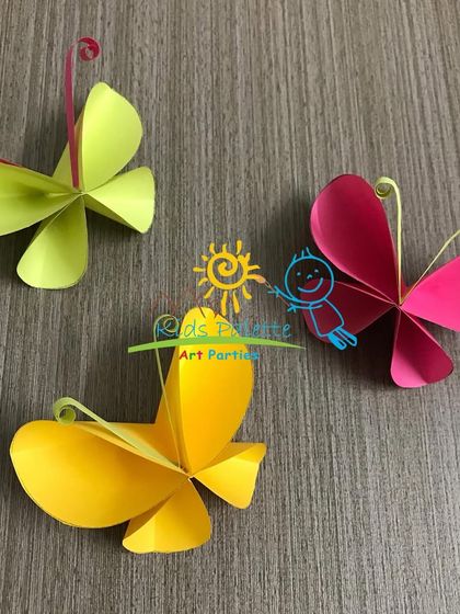 These simple 3D paper butterflies are easy to make and look so elegant. They can be used to decorate a room or as part of a larger art project.