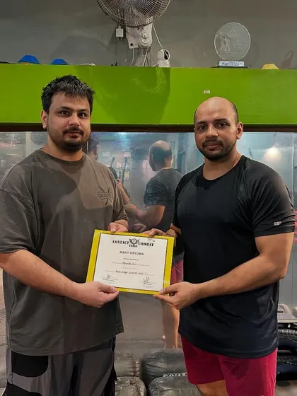 This student has earned his next level in Krav Maga. His consistent effort and willingness to push his limits are what our training is all about.