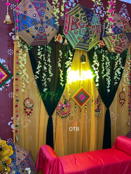Vibrant Haldi & Mehendi Setups photo 12