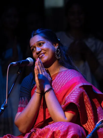 A moment of gratitude from "Chidambara Rahasyam," a special production blending narrative, music, and dance. Projects like these allow me to explore storytelling in new ways, connecting ancient stories to our lives through art.