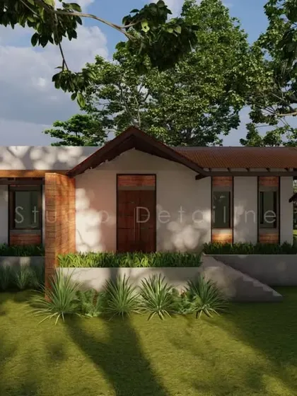 The first in our roof series, this concept for a home in Goa explores a modern take on a traditional pitched roof, creating a simple yet elegant architectural form that sits gently in the landscape.