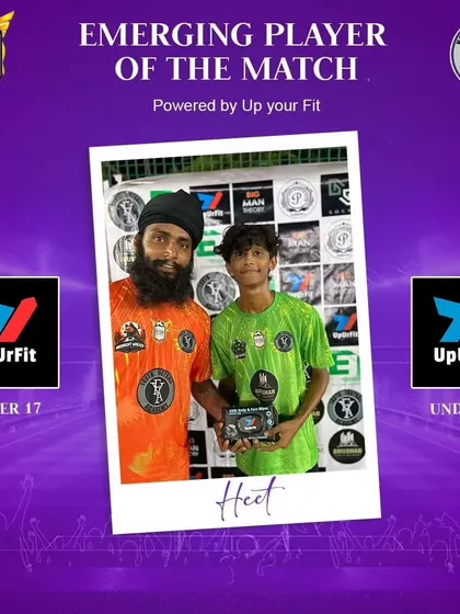 U-17 Emerging Player Heet, awarded for his standout play.