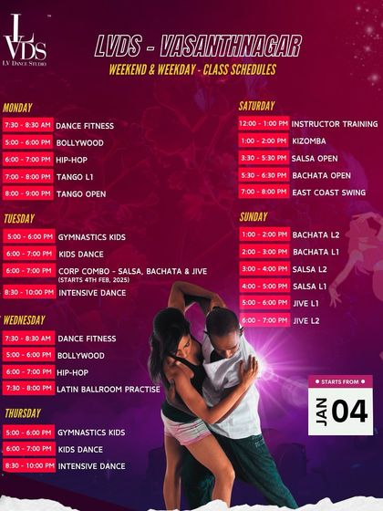 Lourd Vijay's Dance Studio - Dance Classes & Workshops for Adults Our Studios & Class Schedules photo 4