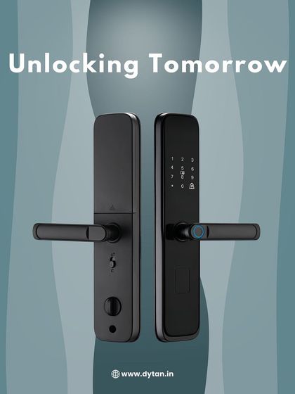 Unlocking tomorrow, today. This lock offers multiple entry options including fingerprint, app, and PIN, giving you endless possibilities for secure access.