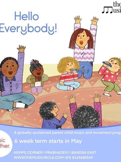 Music Together is coming to Bandra West this summer. This graphic provides a direct link to sign up for our classes at The Yoga House.