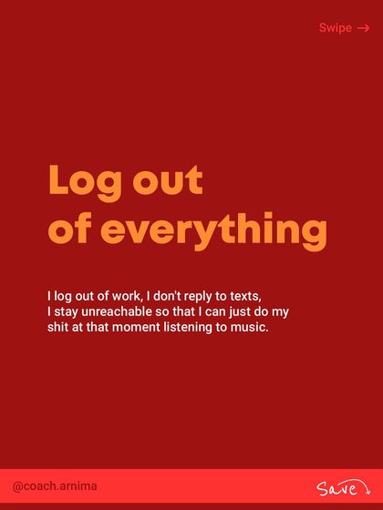 This is my personal pre-workout ritual to get in the zone. It involves visualizing my workout, preparing my gear, and logging out of everything else to be fully present.