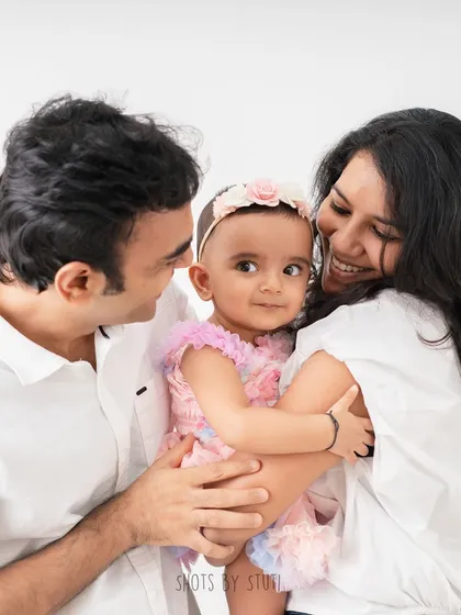 A sweet family hug. Poses that involve physical connection and closeness always result in the most heartfelt and emotional photographs.