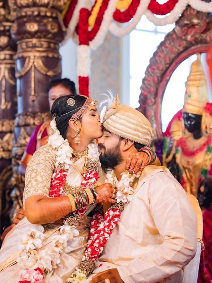 An intimate and sweet moment. My goal was a look that felt authentic to me, and I couldn't have been happier.